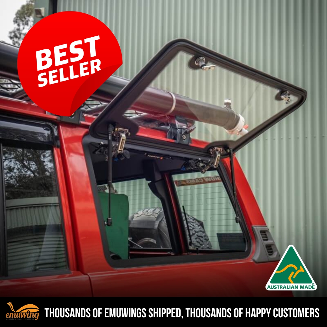 Emuwing-Gullwing-Window-Kit-Nissan-Patrol-Y60-GRGQ-LWB-4-Door-Hero Emuwing Gullwing Window Kit – Nissan Patrol Y60 GR/GQ LWB 4-Door - Image 1