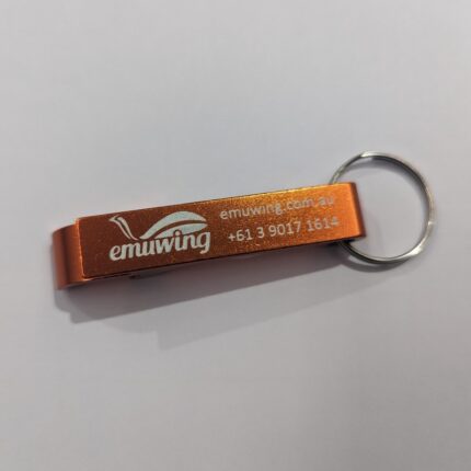 Emuwing Keyrings – Beer & Bottle Opener