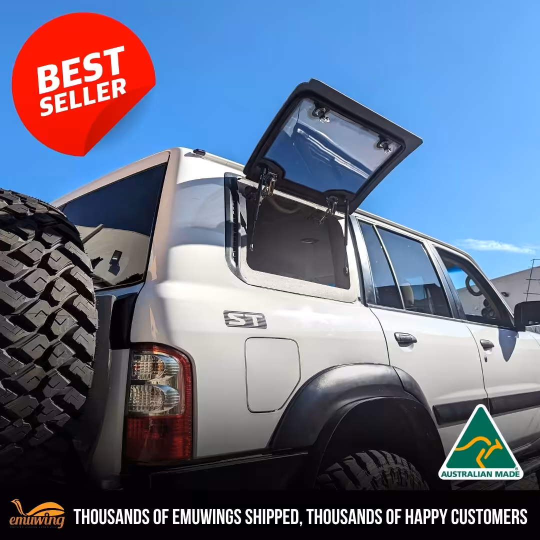 Nissan-Patrol-Y61-GU-LWB-1997-2015 Emuwing Gullwing Window Kit - Nissan Patrol Y61 GU LWB (1997–2015) - Image 1